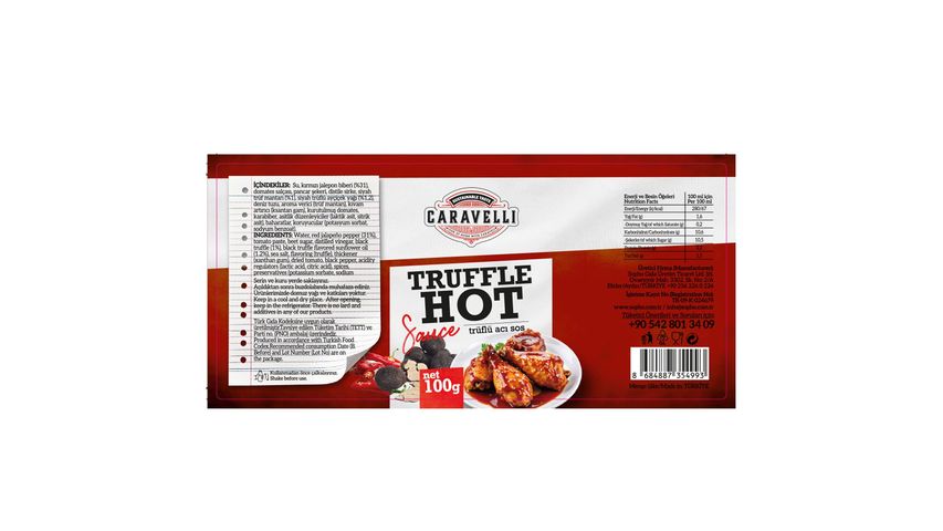Caravelli Trüflü Acı Sos 100 g