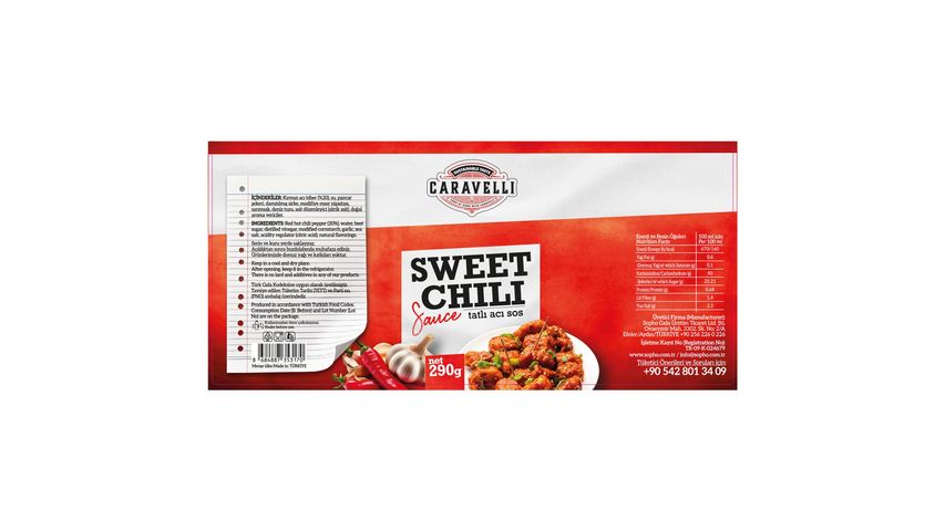 Caravelli Sweet Chili Sos 290 g