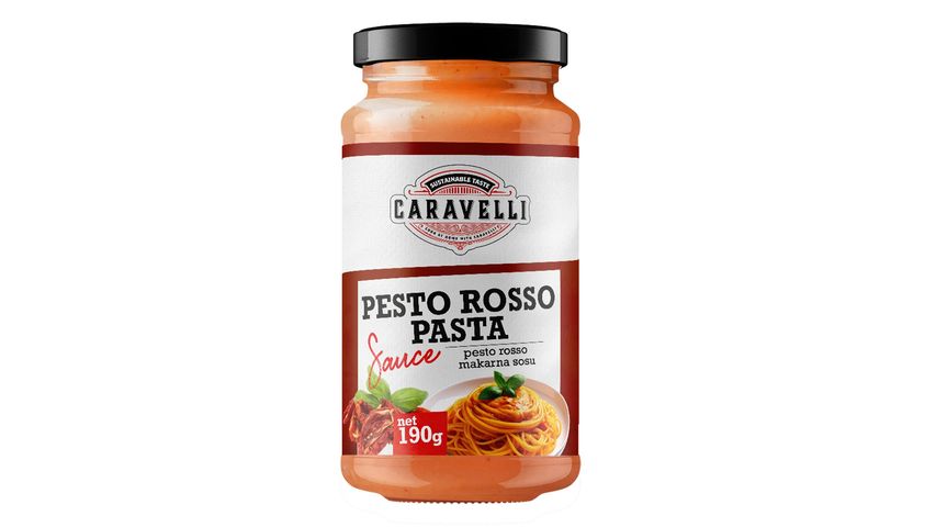 Caravelli Rosso Kuru Domates Pesto 190 g