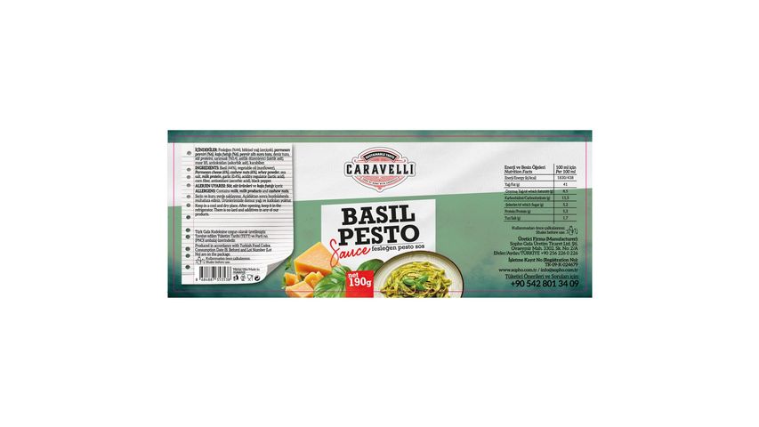 Caravelli Pesto Hot-Sweet Pepper Pesto 190 g