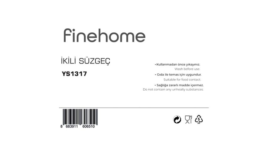 Finehome Double Strainer