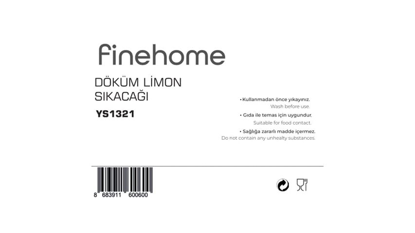Finehome Döküm Limon Sıkacağı