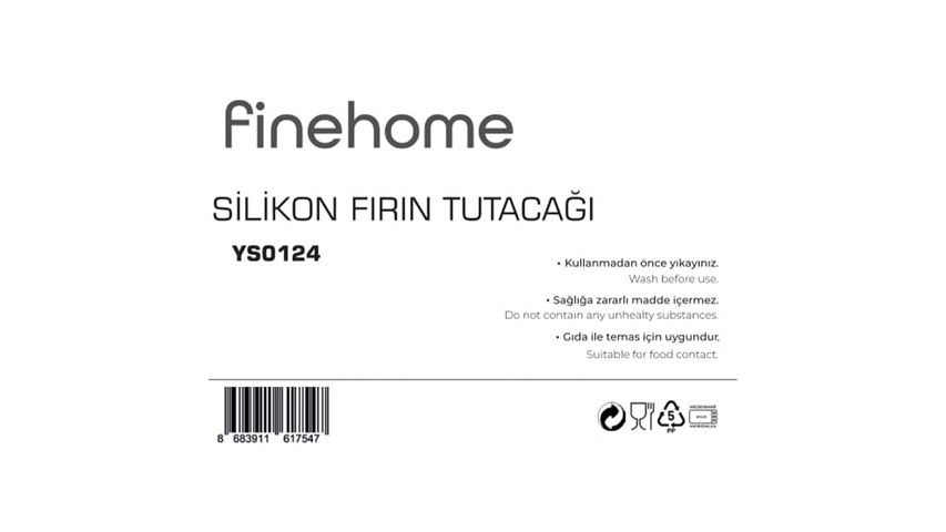 Finehome Silikon Fırın Tutacağı