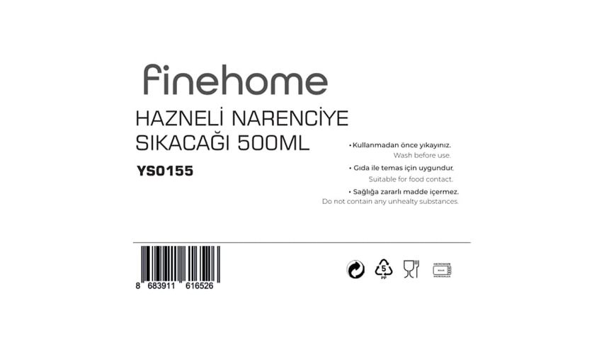 Finehome Hazneli Narenciye Sıkacağı 500 ml