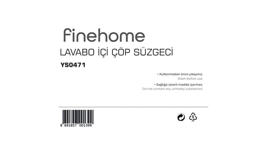 Finehome Lavabo İçi Çöp Süzgeci