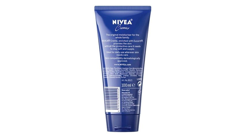 Nivea Creme Moisturizing Face, Body and Hand Cream 100 ml