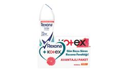 Rexona Shower Fresh Sprey Deodorant 150 ml & Kotex Ultra Normal Avantajlı Paket