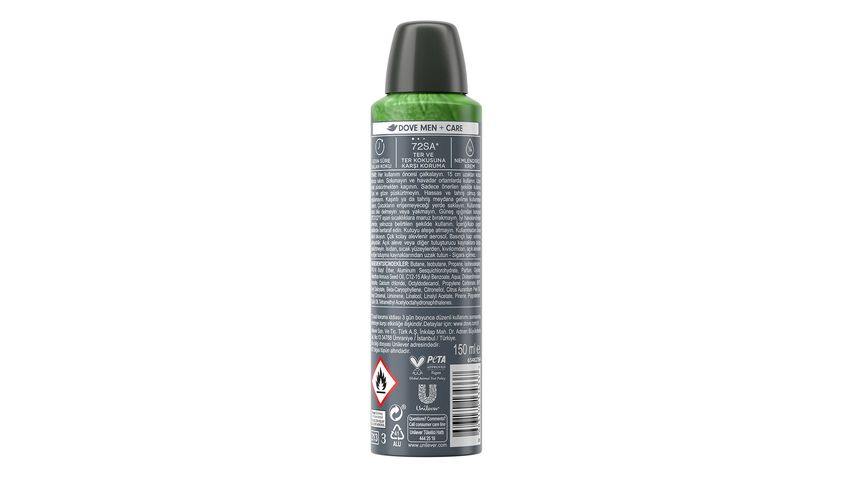 Dove Men Care Extra Fresh Spray Deodorant 150 ml