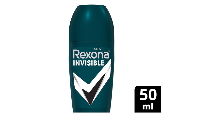 Rexona Men Invisible Black White Roll On 50 ml