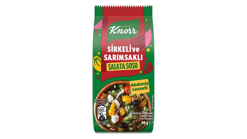 Knorr Sirkeli & Sarımsaklı Salata Sosu 40 g
