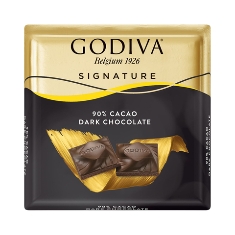 Godiva 90% Dark Chocolate Squares 52 g