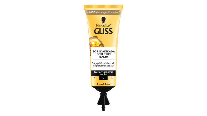 Gliss Oil Nutritive SOS 1-Minute Strengthening Hair Conditioner 15 ml