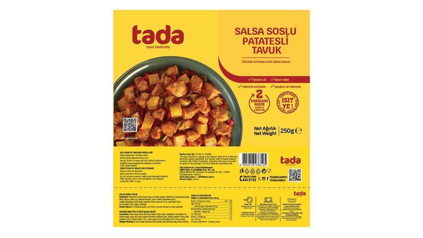 Tada Salsa Sauce Vegetable Chicken 250 g