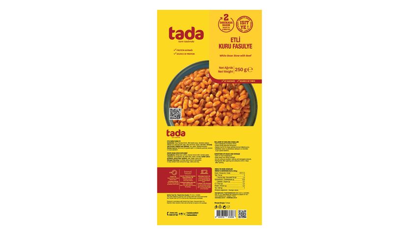 Tada Etli Kuru Fasulye 250 g