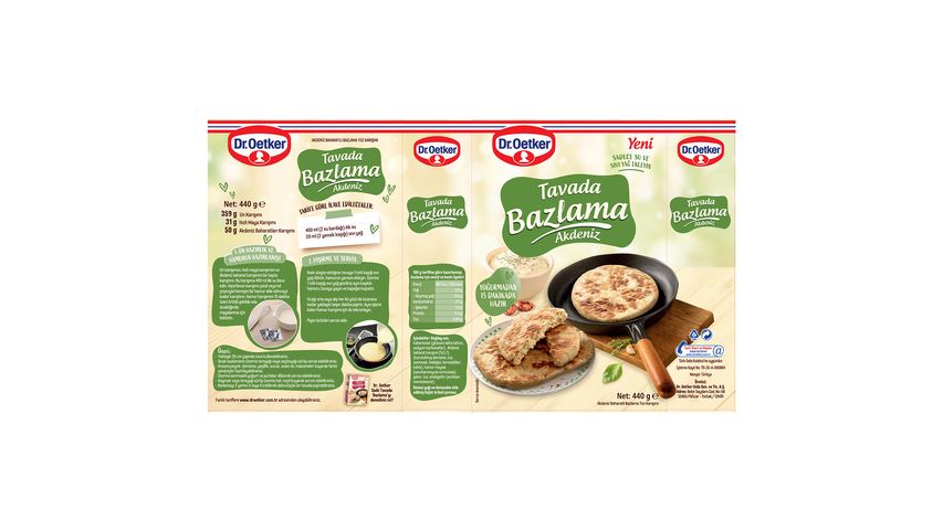 Dr. Oetker Mediterranean Pan Bazlama 440 g