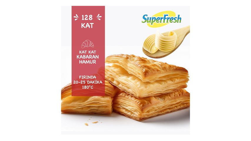 SuperFresh Tereyağlı Milföy 1000 g
