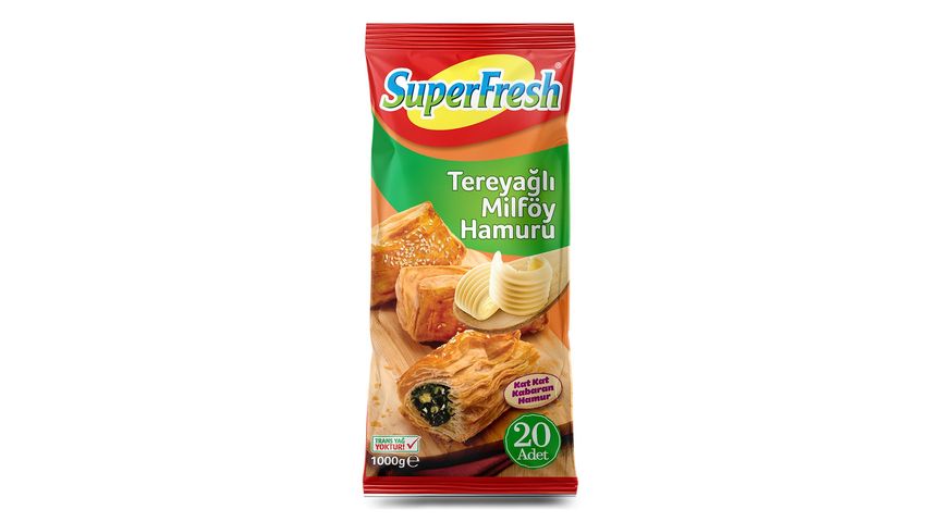 SuperFresh Tereyağlı Milföy 1000 g