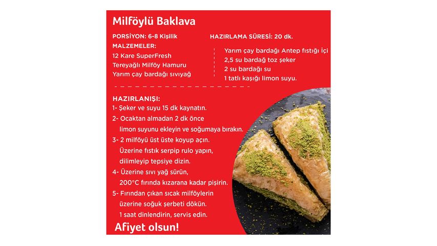 SuperFresh Tereyağlı Milföy 1000 g