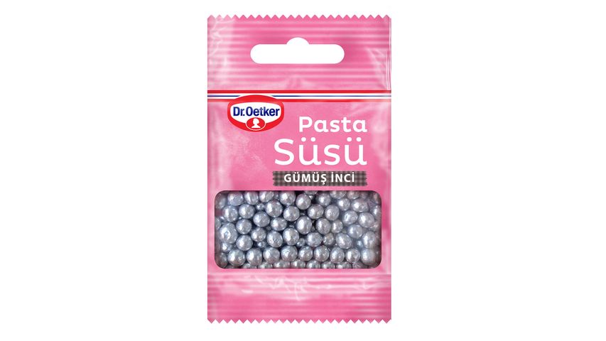 Dr.Oetker Pasta Süsü Gümüş İnci 10 g