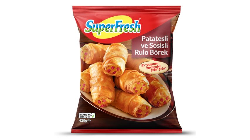 SuperFresh Sausage & Potato Rolled Pastry 420 g