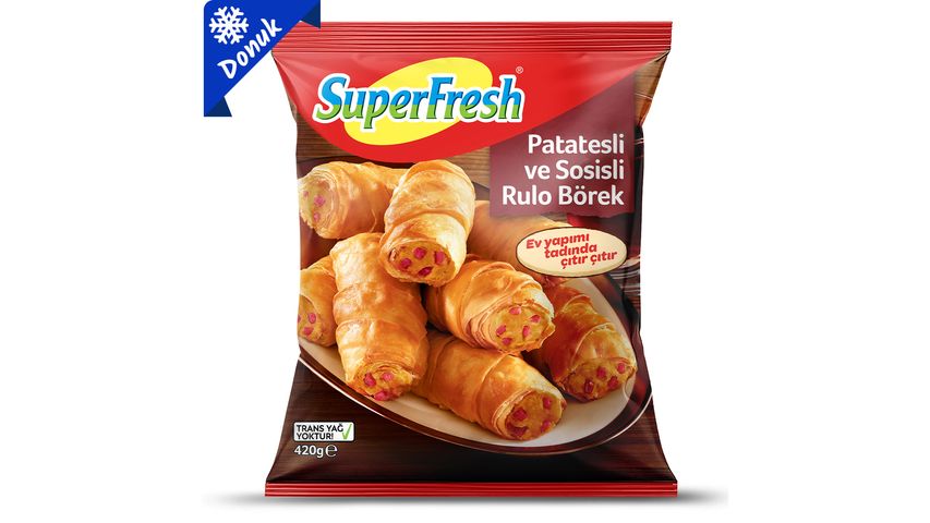 SuperFresh Sausage & Potato Rolled Pastry 420 g