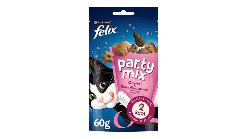 Felix Party Mix Karışık Çiftlik Lezzetleri Kedi Ödül Maması 60 g