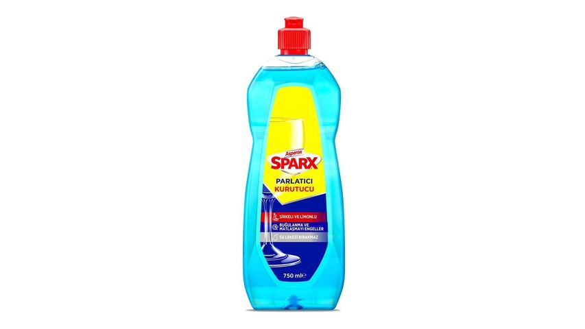 Asperox Sparx Bulaşık Makinesi Parlatıcı & Kurutucu Sirkeli ve Limonlu 750 ml
