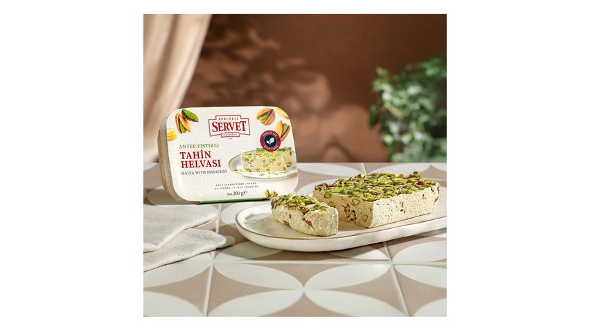 Servet Şekerleme Antep Fıstıklı Tahin Helva 200 g