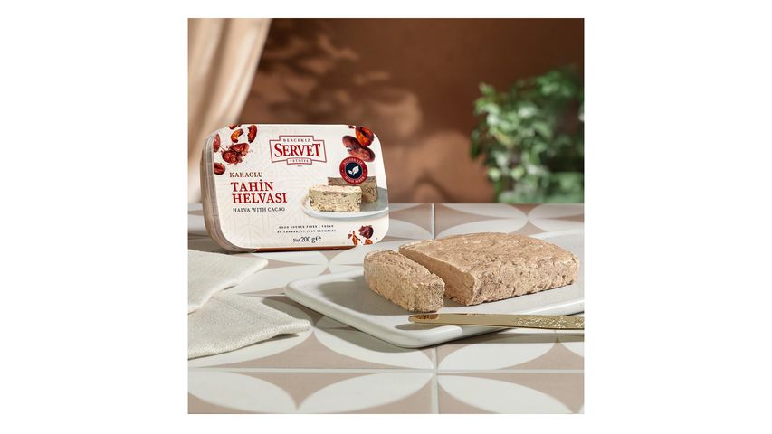 Servet Confectionery Cocoa Tahini Halva 200 g