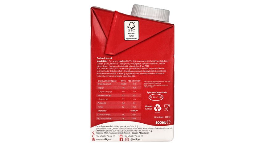 Nilky Badem 500 ml