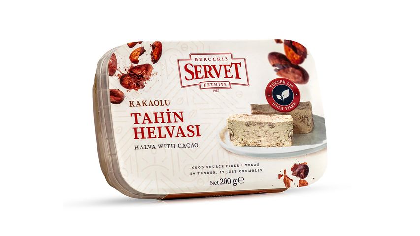 Servet Confectionery Cocoa Tahini Halva 200 g