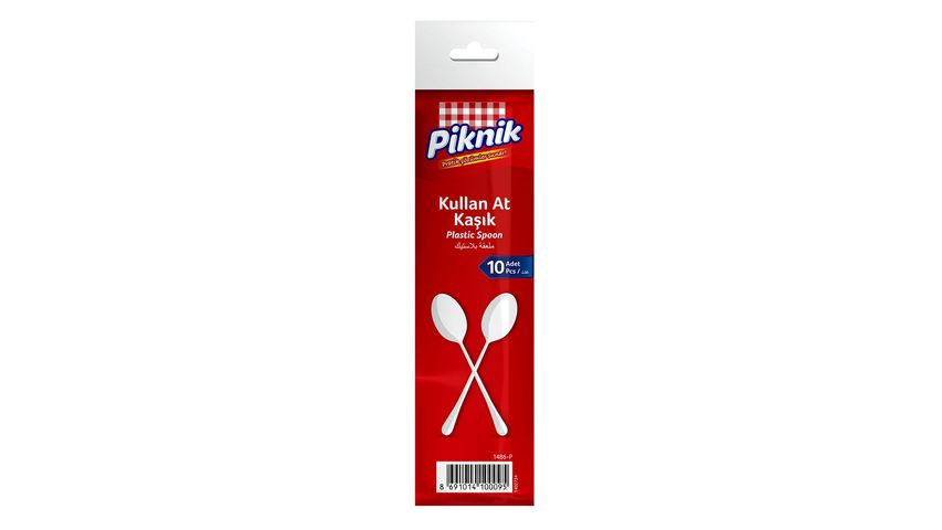 Piknik Kullan At Plastik Kaşık 10 Adet