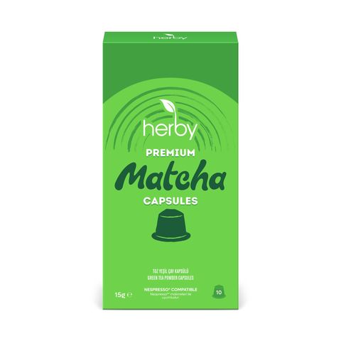 Herby Premium Matcha Kapsül 10'lu