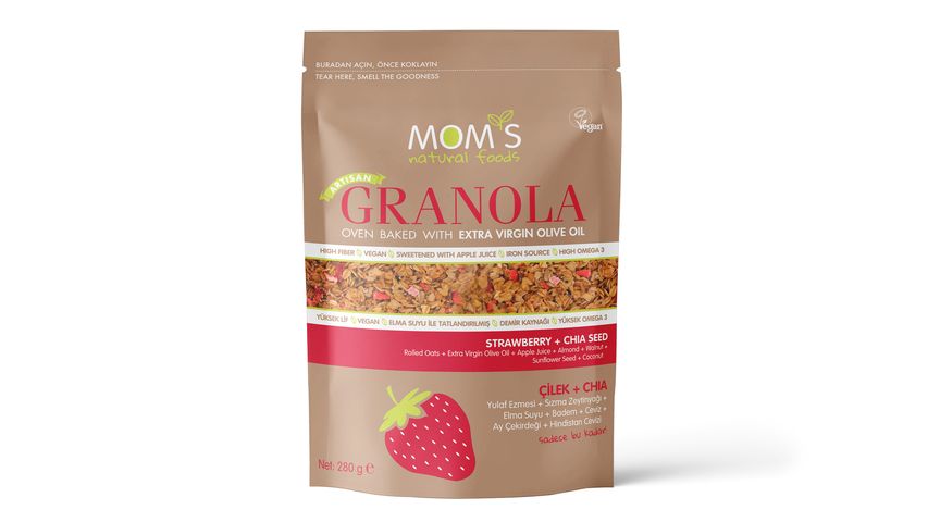 Mom’s Çilek & Chia Granola 280 g