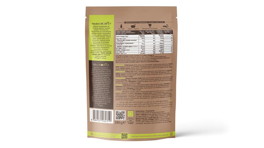 Mom’s Çilek & Chia Granola 280 g