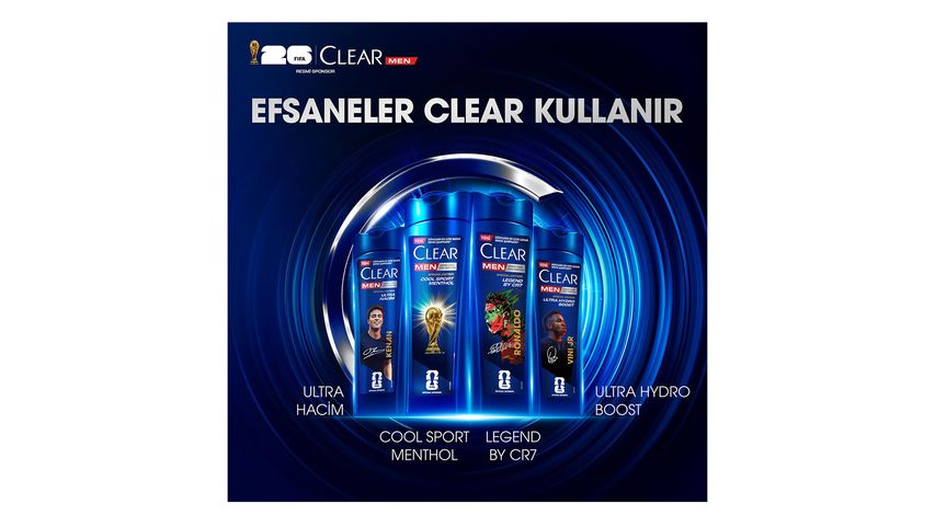 Clear Men Şampuan Cool Sport Menthol 350 ml