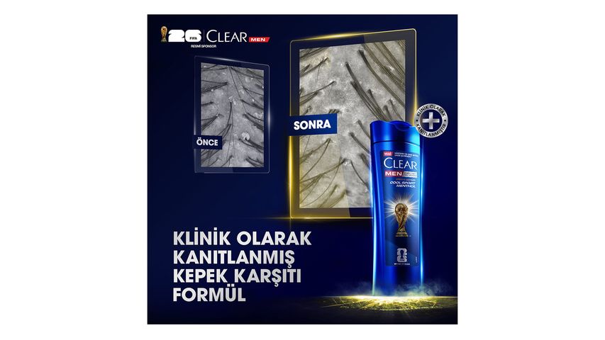 Clear Men Şampuan Cool Sport Menthol 350 ml