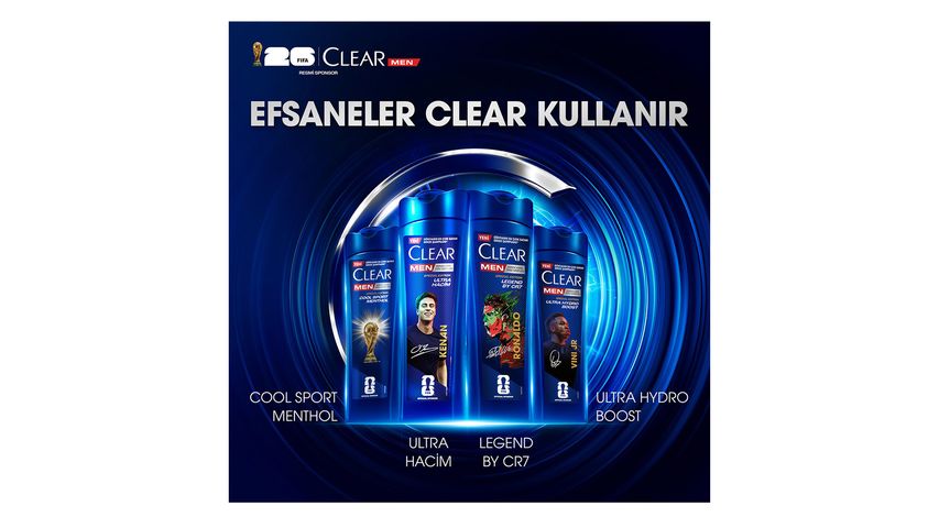 Clear Men Kepeğe Karşı Ultra Hacim Etkili Şampuan Legends Kenan Yıldız 350 ml