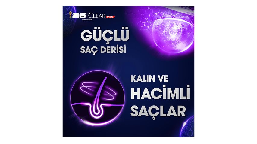 Clear Men Kepeğe Karşı Ultra Hacim Etkili Şampuan Legends Kenan Yıldız 350 ml