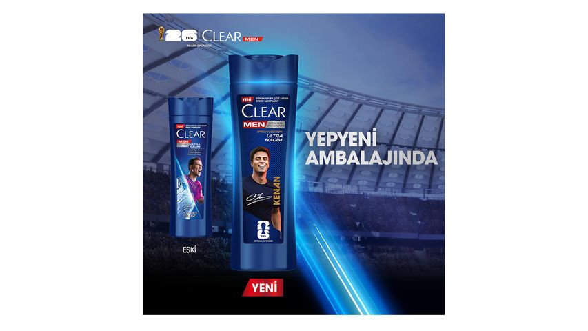 Clear Men Kepeğe Karşı Ultra Hacim Etkili Şampuan Legends Kenan Yıldız 350 ml
