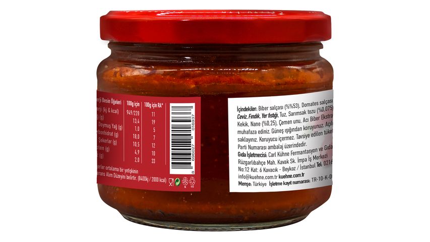 Kühne Acılı Kahvaltılık Sos 300 g