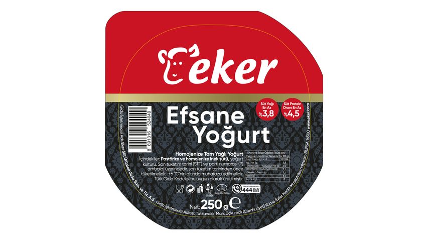 Eker Efsane Yoğurt 250 g