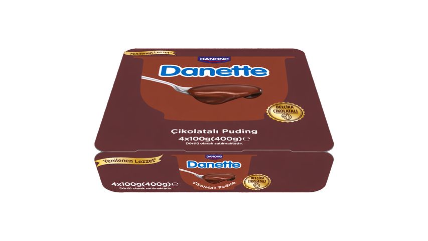 Danone Danette Chocolate Pudding 4 x 100 g
