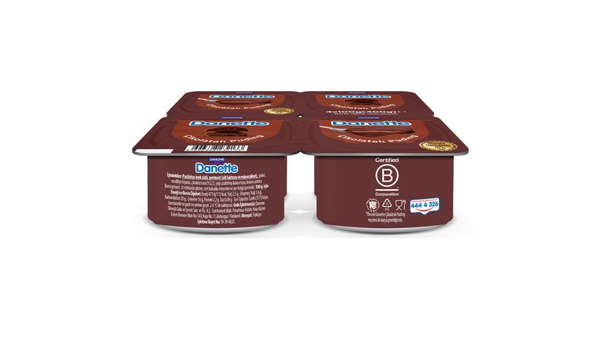 Danone Danette Chocolate Pudding 4 x 100 g