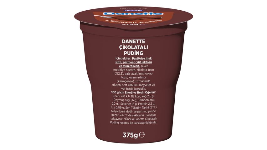 Danette Çikolatalı Puding 375 g