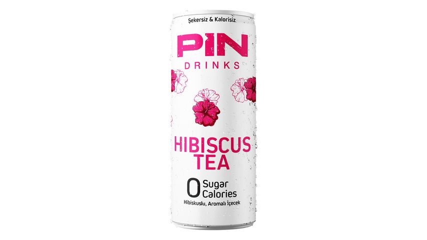 Pin Hibiskus’lu Aromalı İçecek Kutu 250 ml