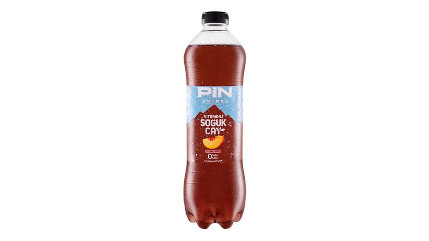 Pin Vitaminli Şeftali Aromalı Soğuk Çay 1 L