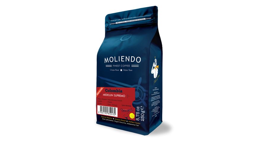 Moliendo Colombia Medellin Supremo Ground Filter Coffee 250 g