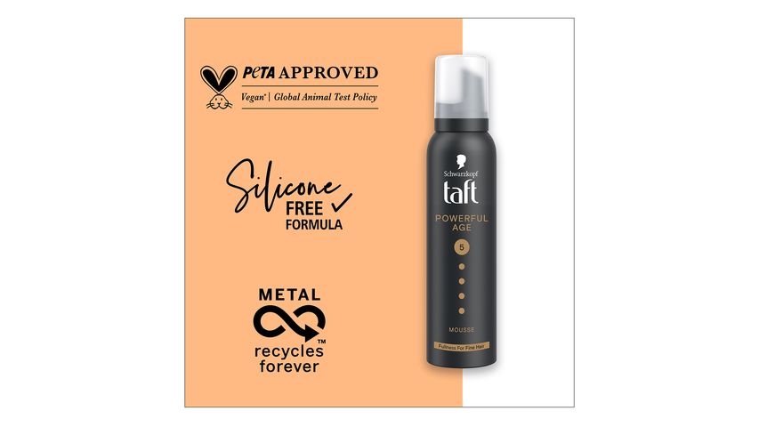 Taft Powerful Age Saç Köpüğü 150 ml