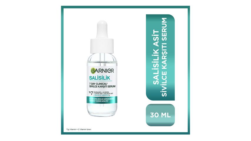 Garnier 7 Day Clinical Salicylic Anti-Acne Serum 30 ml